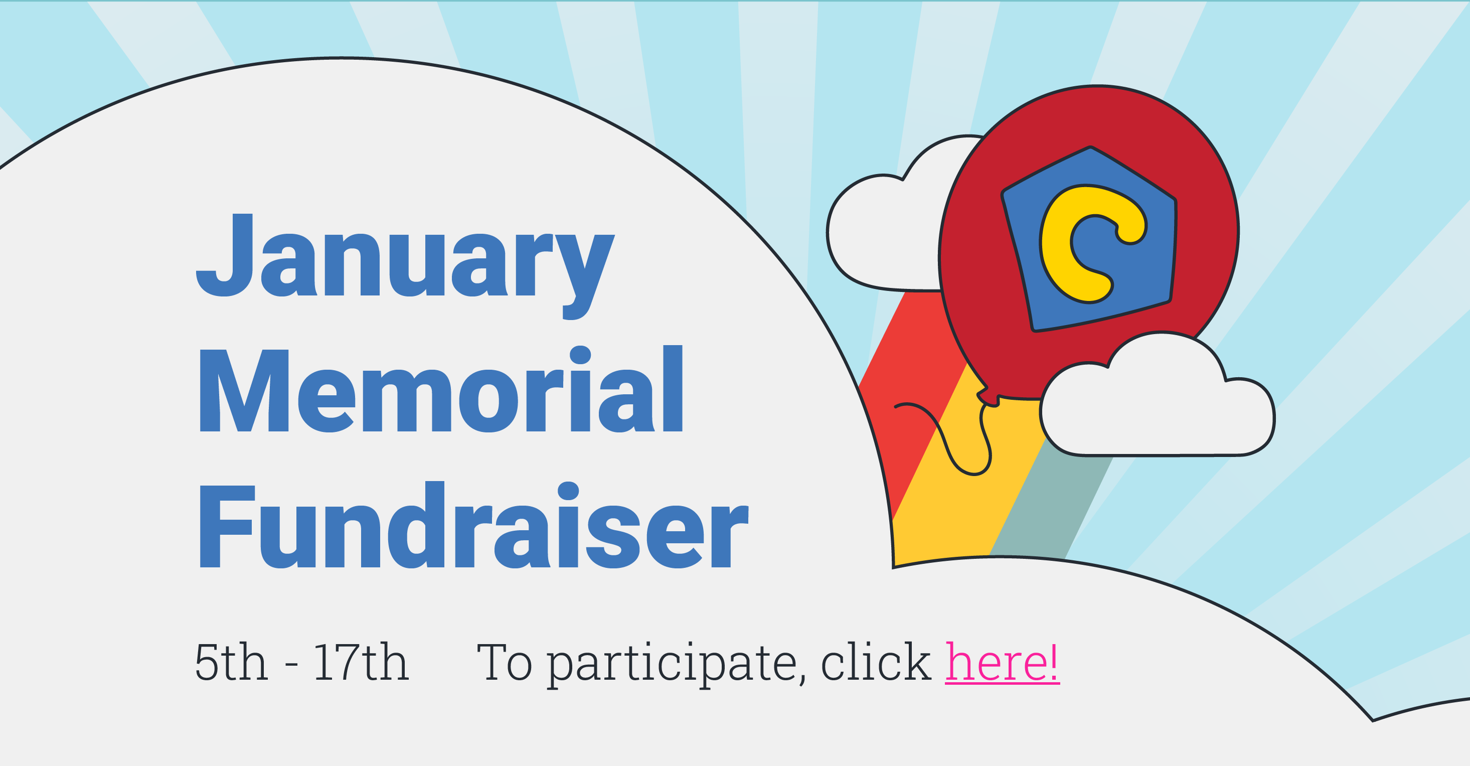 C4C January Memorial Fundraiser Banner